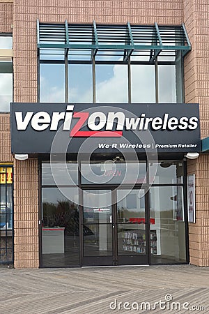 Verizon Wireless Editorial Stock Photo