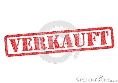 Verkauft Stempel Stock Photo