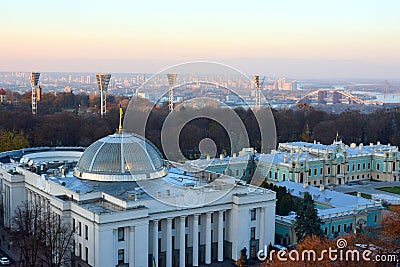 The Verkhovna Rada, Kiev, Ukraine Stock Photo