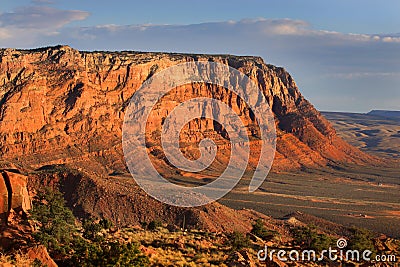 Vermilion cliffs Stock Photo