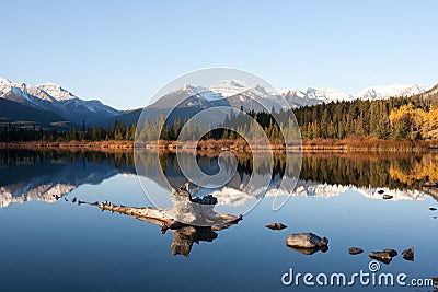 Vermilion Lakes Stock Photo