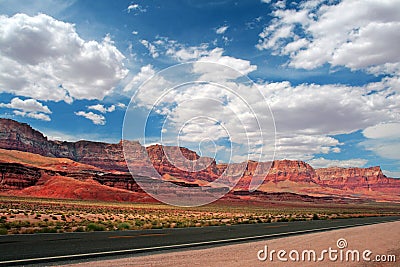 Vermillion Cliffs, USA Stock Photo