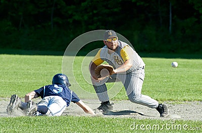 Vermont High School Baseball Editorial Stock Photo