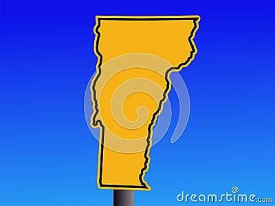 Vermont warning sign Vector Illustration