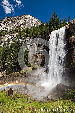 Vernal Fall in Yosemite National Park, California, USA. Stock Photo