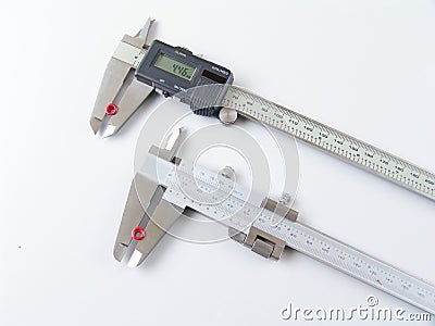 Vernier calipers Stock Photo