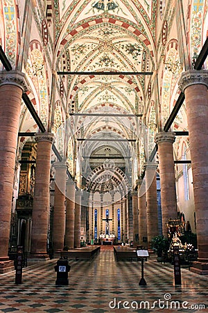 Verona cathedral Editorial Stock Photo