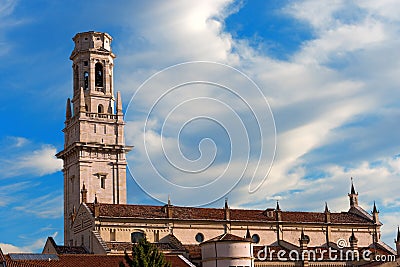 Verona Cathedral - Veneto Italy Stock Photo