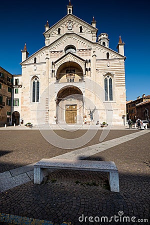 VERONA, Italy - April 04, 2017: Cityscape of Verona, Veneto Editorial Stock Photo