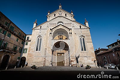 VERONA, Italy - April 04, 2017: Cityscape of Verona, Veneto Editorial Stock Photo