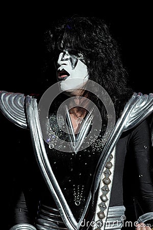 Kiss ,Tommy Thayer during the concert Editorial Stock Photo