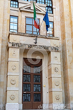 Palazzo dei Mutilati in Verona, Italy Stock Photo