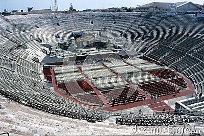 Verona - the Roman arena Stock Photo