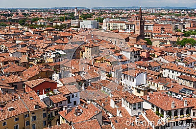 Verona, view of the downtown, Italy Stock Photo