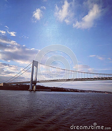 Verrazzano bridge Stock Photo