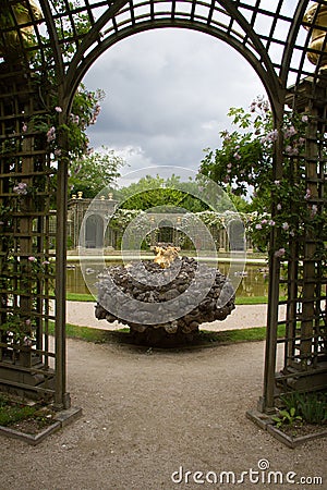 Versailles Gardens Stock Photo