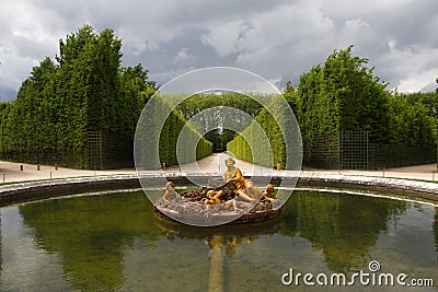 Versailles Gardens Stock Photo