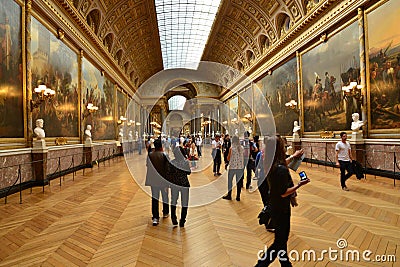 Versailles Palace in Ile de France Editorial Stock Photo
