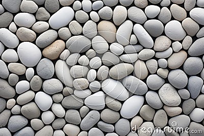 Versatile Pebble concrete structure stones. Generate Ai Stock Photo