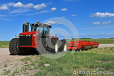 Versatile 450 4 wheel drive tractor Editorial Stock Photo