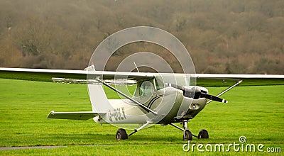 Cessna 152 Number G-BOLV Editorial Stock Photo