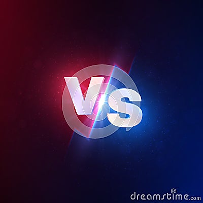 Versus background. Vs battle competition, mma fighting challenge. Lucha duel vs contest concept Vector Illustration
