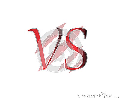 Versus Logo Vector Illustration