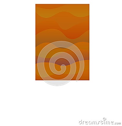 Vertical Abstract Orange Wave Background. Modern dynamic wave background. Flowing shapes elements. Perfect for website, banner, Stock Photo
