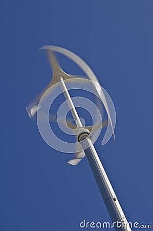 Vertical axis turbine Stock Photo