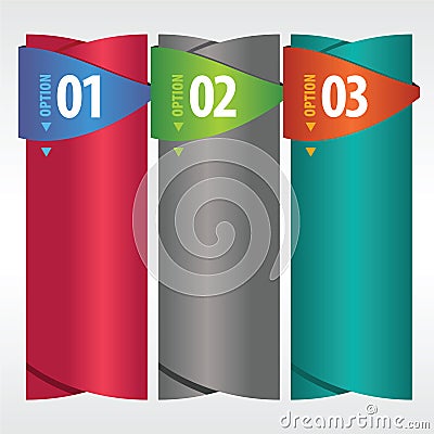 Vertical Banner. Vector Illustration