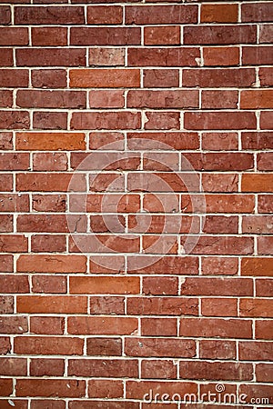 Vertical brick wall texture Stock Photo