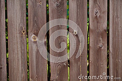 Vertical brown plank background Stock Photo