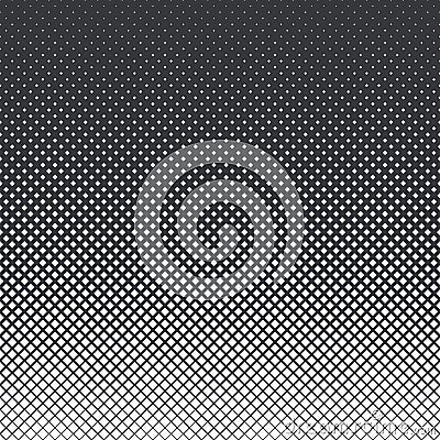 Vertical gradient halftone geometric diamond shape background. Pop art template, texture. Vector Illustration