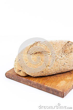 Vertical Image With Chrono Bread With Cereals Stock Photo