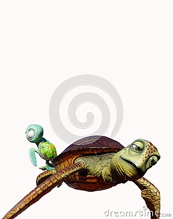 Isolated Pixar Finding Nemo Turtles Editorial Stock Photo