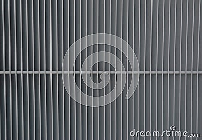 Vertical lines vent close up background texture Stock Photo