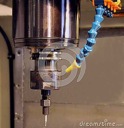 Vertical milling machine Stock Photo