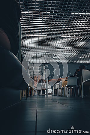 Vertical shot of the AUT Auckland University of Technology WG building Editorial Stock Photo