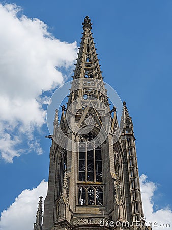Vertical shot of the Gedachtniskirche, a church in Speyer, Rhineland-Palatinate, Germany Stock Photo