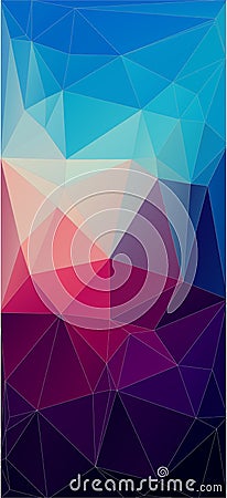 Vertical triangle background for your mobile design - Vector Vector Illustration