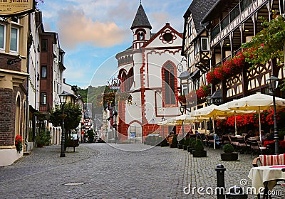 Very ancient German city of Bahar Editorial Stock Photo