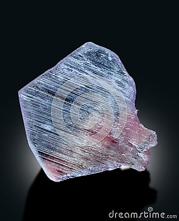 VERY BEAUTIFUL LILAC color kunzite var spodumene crysal specimen from afghanistan Stock Photo