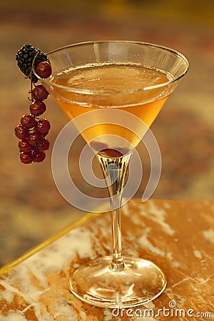 A Very Beautiful Martini Stock Photo