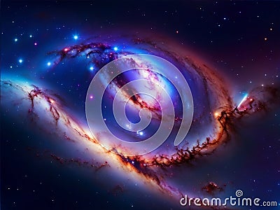 Very Beautiful Universe in World Stock Photo