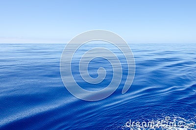 Very calm ocean Stock Photo