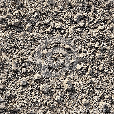 Very detailed seamless texture pattern of acre ground and dirt in high resolution Stock Photo