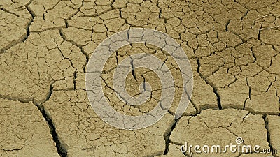 Very drought wetland, swamp and pond drying up the soil cracked crust earth climate change, environmental disaster and earth Stock Photo