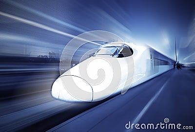 Very high-speed train Stock Photo