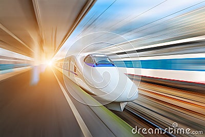 Very high-speed train Stock Photo