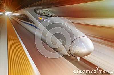 Very high-speed train Stock Photo